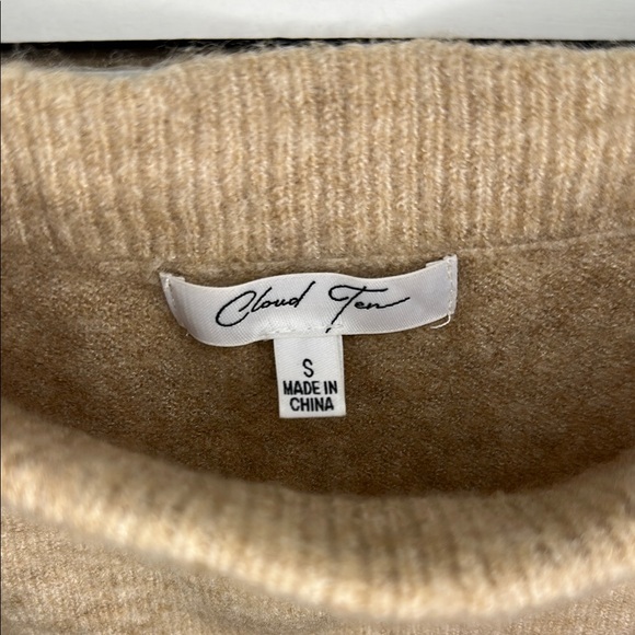 Cloud Ten Tan/Brown Knit Fringe Skirt - Picture 2 of 5